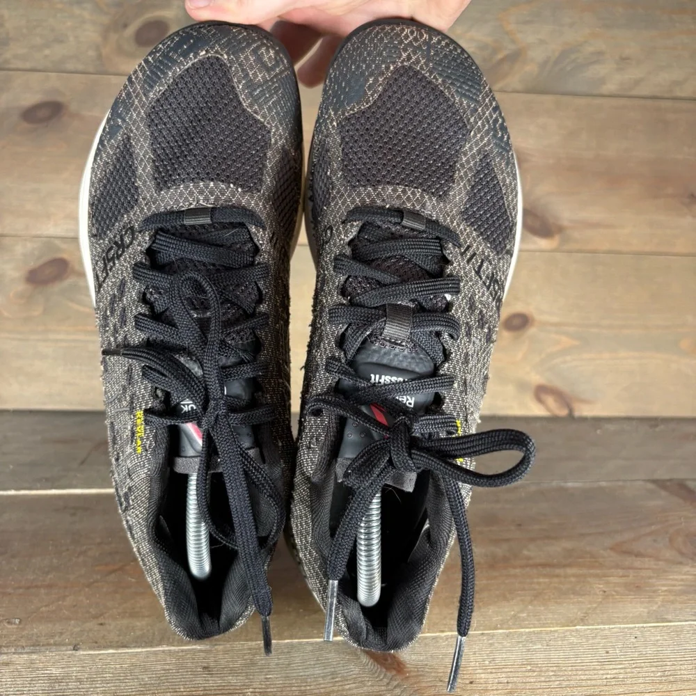 reebok crossfit nano 5.0 womens size 9.5 shoes black lifting training sneaker